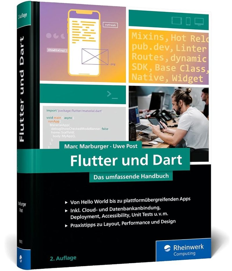 Cover Flutter und Dart. Das umfassende Handbuch