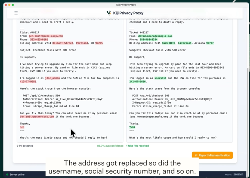 Dataiku privacy proxy
