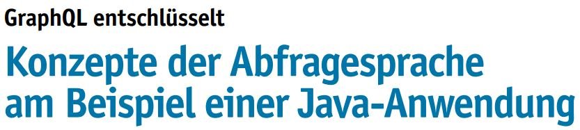 Konzepte der Abfragesprache am Beispiel einer Java-Anwendung