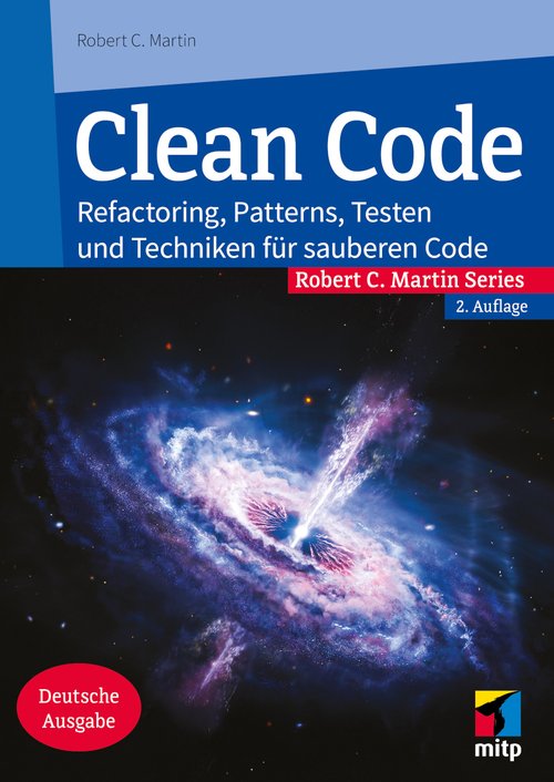 Cover „Clean Code“ von Robert C. Martin – Reinliche Codierung zur Zweiten