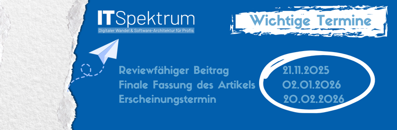 Call for article IT-Spektrum 2/2026
