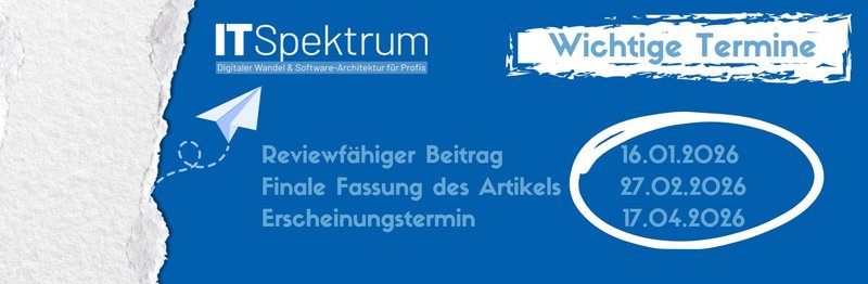 Banner Call for Article IT Spektrum 3/25