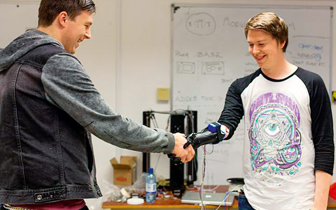 DanielMelvilleandthefirstprototypeIMG_4362